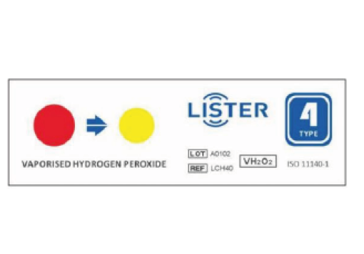 Indicador químico Clase 4 para peróxido de hidrógeno