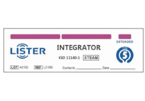 Integrador químico Clase 5 en formato tira para vapor