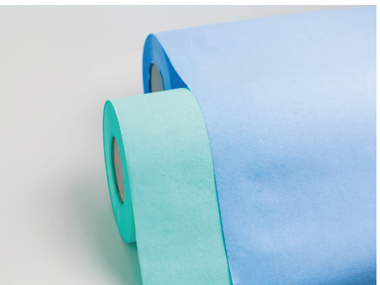Rollos de papel crepado de primera generación