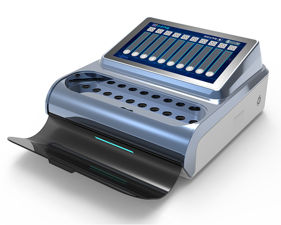 Incubadora automática de 10 posiciones con impresora térmica integrada