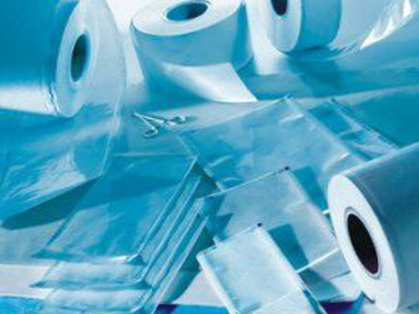 Sobres y rollos de papel grado médico bilaminado para esterilización